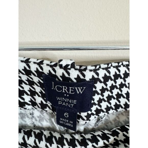 J.crew houndstooth cropped Winnie pant sz 6 - Picture 3 of 6
